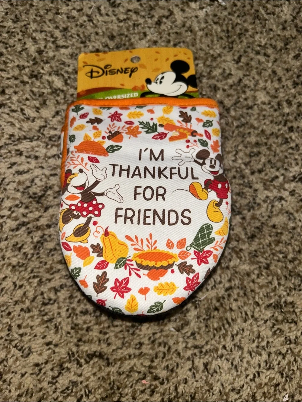 Disney Mickey Mouse Thanksgiving Oven Mitts
